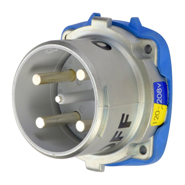 37-68237-C-K16 - DS100C INLET METAL SIZE 4 TYPE 3R 3P+N+G 100A 120/208 VAC 60 Hz NO AUX